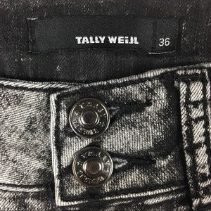 Tally Weijl Shorts - Tally Weijl Black Acid Wash Shorts Tally Weijl Shorts - Tally Weijl Black Acid Wash Shorts